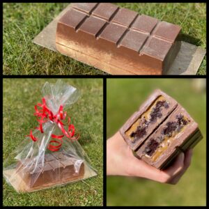 Caramel and Brownie Mega Bar- gift wrapped