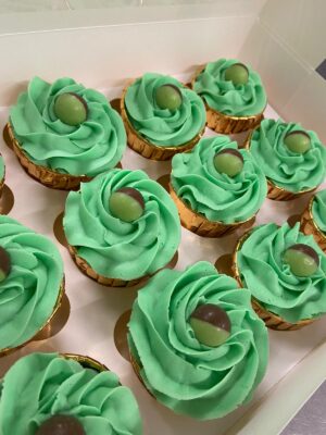 Cupcakes- Mint Aero Cupcakes - box of 12