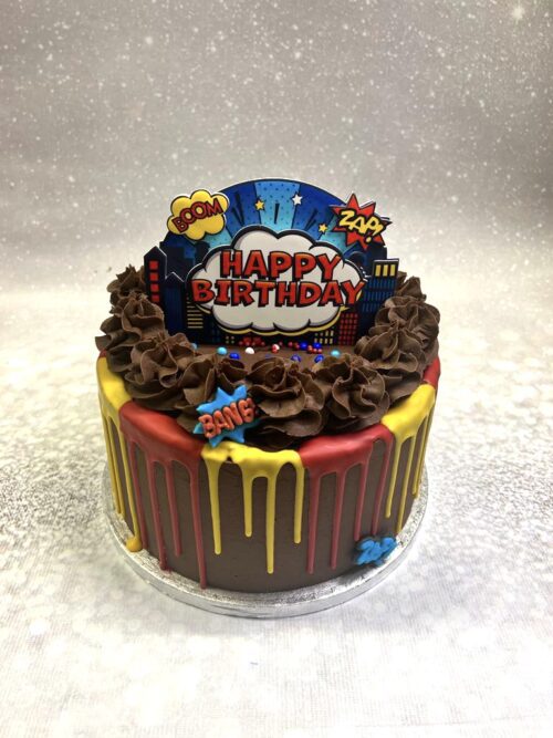 Comic Strip Cake