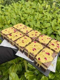 Pistachio Brownie Stack - Box of 8