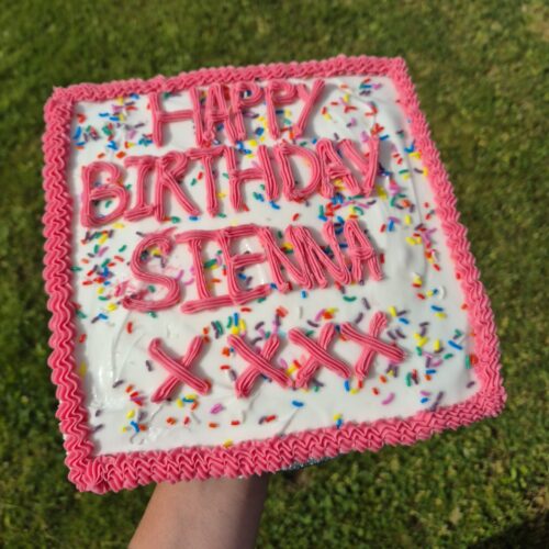 Personalised Old School Cake